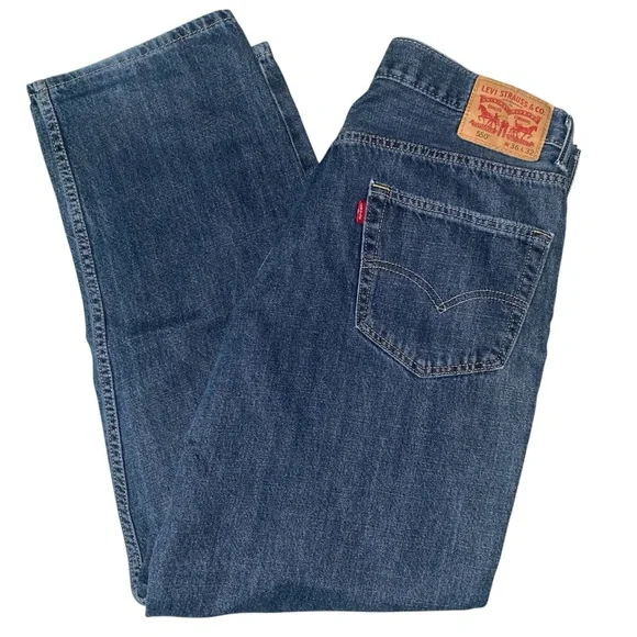 Levi’s Mens Dark Stonewashed 550 jeans. EXCELLENT CONDITION 36 x 32 - Picture 1 of 6
